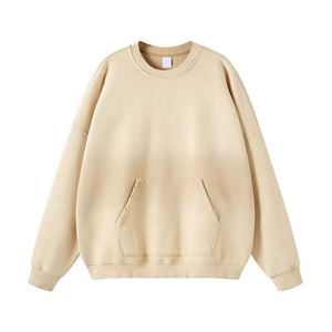 Sudadera Vintage Lavada al Ácido 100% Algodón con Logotipo Personalizado, Tallas Grandes, Básica Teñida, Ropa de Invierno, Sudaderas Lavadas OEM - Product Image 1