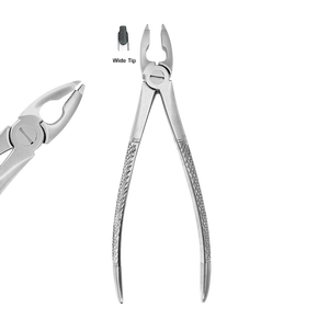 Fórceps de agarre profundo Fig 34A Centrals superiores Cains Fórceps de extracción Premium Patrón inglés Juego dental Instrumentos quirúrgicos - Product Image 1
