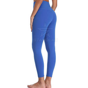 Pantalones de Yoga con Diseño de Logotipo Personalizado, Cintura Elástica, Venta Directa de Fábrica, Ropa de Gimnasio con Servicio OEM - Product Image 4