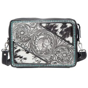 Attractive Designer Looking Fur Fringe Crossbody <b>Bag</b> Handmade <b>Boho</b> Style Western Unique Pattern Carry Sling Handbags item sets - Product Image 3