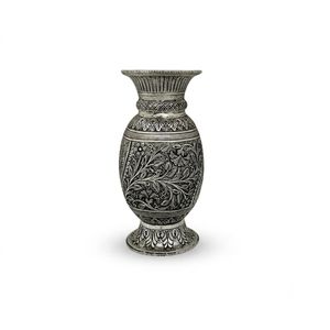แจกันดอกไม้แกะสลักลายดอกไม้สวยงาม ขนาด 10.5 นิ้ว - Product Image 1