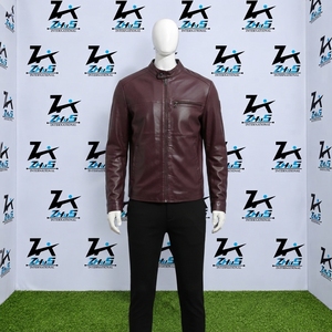 Chaqueta de Motocicleta 100% Piel de Oveja Genuina, Impermeable, con Forro de Algodón Ecológico, para Invierno, Unisex - Product Image 1