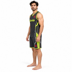 Maillot et short d'uniforme d'équipe de basketball respirants et légers pour l'entraînement, la compétition et l'entraînement sportif - Product Image 2