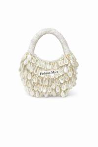 Sac à main de soirée perlé fait main pour femme, couleur personnalisée, pochette de fête, faible MOQ, vente en gros - Product Image 3