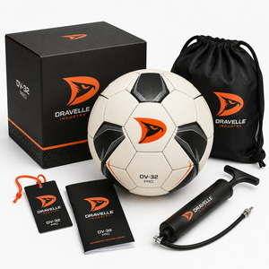 Ballon de football personnalisé avec logo, 32 panneaux, taille 5, cousu à la main, en cuir PU, pour matchs et entraînements, fabricant en gros - Product Image 5