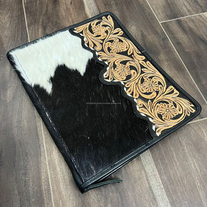 แฟ้มสะสมผลงานอเนกประสงค์สำหรับใส่หนังวัวผมแฟชั่นแบบ2025พร้อมซิปปิดที่ปลอดภัย - Product Image 4