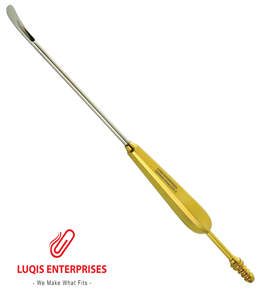 Elevador Quirúrgico de Succión para Cuero Cabelludo, 24 cm, Punta de 7 mm de Ancho, Ligeramente Curvada, de Acero Inoxidable, Instrumento Facial para Endoscopia - Product Image 4