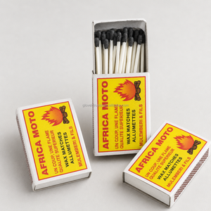 Wax <b>Matchbox</b> 30 Sticks 40x30x10mm Safety Matches Compact Wooden Matchsticks for Household Daily Use - Product Image 5