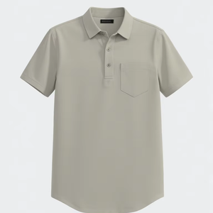 Camisetas Polo Personalizadas de Fábrica para Hombre, Fabricante OEM, Manga Corta, Tela de Poliéster, Impresión de Logotipo - Product Image 1