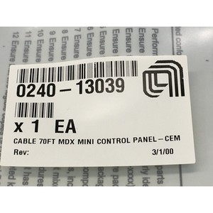 วัสดุที่ใช้ 0240-13039 สายเคเบิล ยาว 70 ฟุต MOX MINI - อุปกรณ์และอะไหล่เซมิคอนดักเตอร์ระดับโลกที่เชื่อถือได้ - Product Image 1