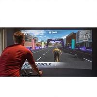 Système de jeu de cyclisme interactif multijoueur Eshark |   Plateforme éducative de fitness en métal avec capteurs, gonflable, 100 kg |