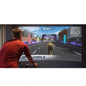 Système de jeu de cyclisme interactif multijoueur Eshark |   Plateforme éducative de fitness en métal avec capteurs, gonflable, 100 kg | - Product Image 3