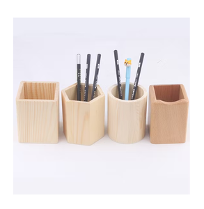 ที่ใส่ปากกาไม้ กล่องจัดระเบียบโต๊ะทำงาน ที่เก็บของ และของตกแต่งโต๊ะทำงานที่บ้าน ต้องการที่ใส่ปากกาไม้ - Product Image 1