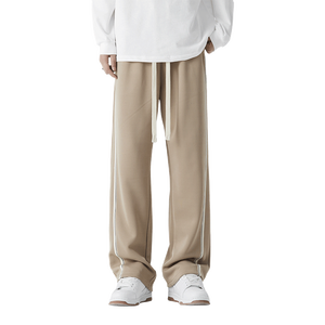 Pantalon de survêtement surdimensionné personnalisé pour homme – Qualité supérieure, séchage rapide, décontracté, coupe droite, fuselé, ample, polyvalent, tendance, couleur unie - Product Image 5