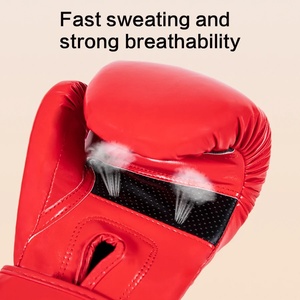 Guantes de Boxeo de Piel Sintética Rosa Personalizables OEM 2026 para Mujer, Transpirables, con Cierre de Velcro, para Entrenamiento en Gimnasio, Alta Calidad - Product Image 4