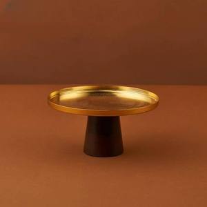 Base de Madera de Estilo Lujoso para Tartas, Soporte Metálico con Diseño Árabe, Ecológico, No Tóxico, Elegante, para Decoración de Mesa en Hoteles y Fiestas - Product Image 2