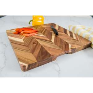 Modern Style Wood Chopping <b>Block</b> Rectangle <b>Shape</b> Easy to Clean - Product Image 4