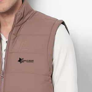 Gilet d'hiver décontracté pour homme, respirant, léger, coupe-vent, écologique, avec col montant, pour une utilisation en extérieur - Product Image 4