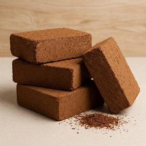 Natural Coconut Husk <b>Coir</b> Reusable Multi Season Value 6 Pack Compressed Coconut <b>Blocks</b> for Mushroom Substrate and Fruiting - Product Image 3