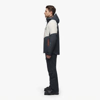 Veste de ski alpin AeroShield 3L Pro personnalisée pour homme, imperméable 20K, respirante, en Cordura, laine mérinos, nylon Ripstop, col montant