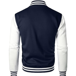 เสื้อแจ็คเก็ตเบสบอลแบบสั่งทำพิเศษสำหรับผู้ชาย รุ่น Voristy - Product Image 4