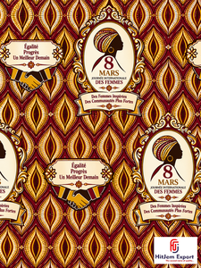 Tissu en coton imprimé africain Ankara pour la mode féminine, fabricant sur mesure OEM ODM, fournisseur en gros international pour femmes - Product Image 4