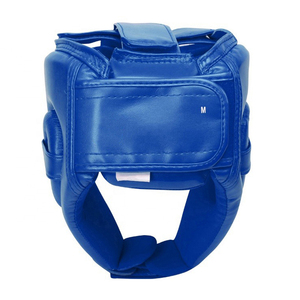 Vente directe d'usine, protection de tête de boxe de qualité supérieure, respirante, réglable, logo brodé personnalisé, cuir PU, taille personnalisable - Product Image 5