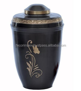 Urnes funéraires en laiton moderne de choix premium, décoration intérieure de salon, vitrine, conteneur funéraire en métal moulé - Product Image 3