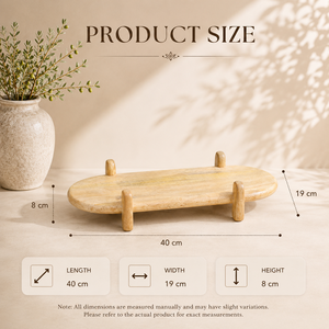 Juego de Soportes Elevados de Madera de Mango de Lujo, Diseño Elegante con Patas Elevadas, para Postres, Velas y Decoración - Product Image 3