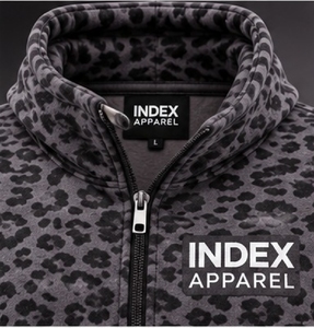 Index Apparel Tracksuit Set <b>Leopard</b> <b>Print</b> Full Zip <b>Hoodie</b> Jogging Pants Breathable Casual Wear Autumn Outfit - Product Image 3