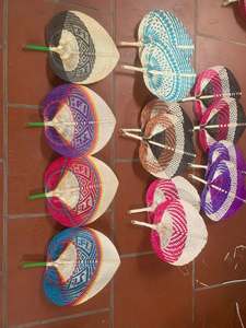 Abanico de Hoja de Palma con Adornos de Conchas Naturales Estilo Boho Premium, Parasol de Playa para Verano, Precio de Fábrica al por Mayor - Product Image 4