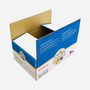 OEM 3-Layer Rectangle Corrugated Dragon Fruit <b>Packaging</b> Box UV Printed Glossy Lamination Recycled <b>Materials</b> 38*25*16(3mm) - Product Image 5