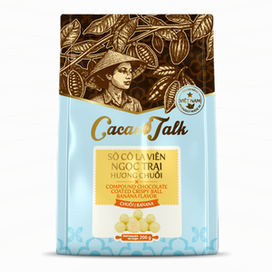 Fournisseur direct du fabricant, approvisionnement en gros, boules croustillantes au chocolat et à la banane HALAL de qualité supérieure, décoration de gâteaux, marque privée OEM/ODM - Product Image 1