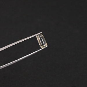 Pierre précieuse de qualité supérieure, citron hydro-givré créé en laboratoire, forme balle 8x4mm, 1,25 carats, pour bijoux - Product Image 3