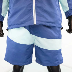 2026 OEM Windbreaker Manufacturer Drawstring Jacket Men's Color Jacket Custom Windbreaker Set Tracksuit - Product Image 5