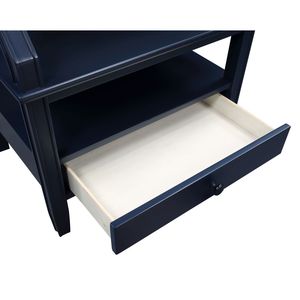 Mesita de noche con almacenamiento Newland en azul medianoche - Product Image 6