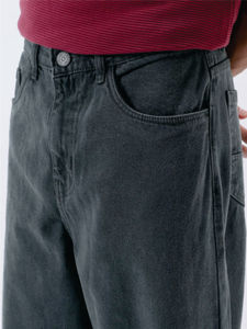 Jeans de Mezclilla Unisex de Moda, Cintura Media, Estilo Casual Elegante, Elásticos, Azules, de Algodón Transpirable y Ecológico - Product Image 6