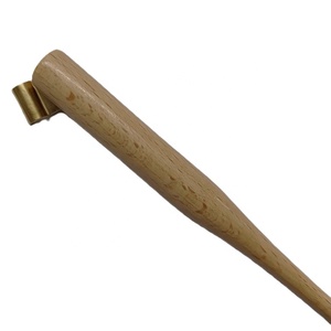 ที่ใส่หัวปากกาไม้เฉียงยาว23ซม. พร้อมหน้าแปลนโลหะสำหรับนักออกแบบการเขียนแบบมีสไตล์สำหรับการคัดลายมือมืออาชีพ - Product Image 2