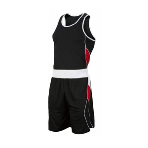 Best Selling Hot Sale Boxing Uniform <b>Kit</b> 100% Polyester Boxing Sports Uniform Custom Boxing Vest and Short Set - Product Image 5