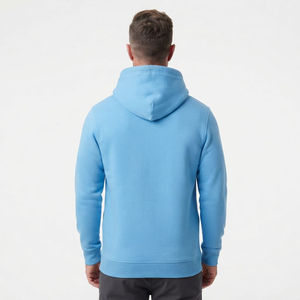 Sweat à capuche pour homme de haute qualité, 100% coton molletonné, écologique, respirant, à manches longues, avec poche kangourou et logo frontal, idéal pour le printemps - Product Image 6