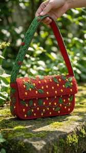 Bolsos de Hombro Tipo Clutch con Cierre de Cremallera y Cuentas Hechas a Mano, Estilo Bohemio Indio, para Mujer, Bolsos Grandes para Fiestas, Compras y Salidas Nocturnas - Product Image 3