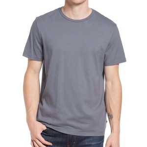 T-shirts décontractés pour hommes 100% coton, col rond, logo sur le devant, séchage rapide, respirants - Product Image 2