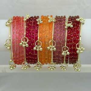 ชุด churiyan ไข่มุกแคชเมียร์อเนกประสงค์สำหรับงานแต่งงานชุดกำไลมุก & หินขนาดเล็กสำหรับผู้หญิง - Product Image 6