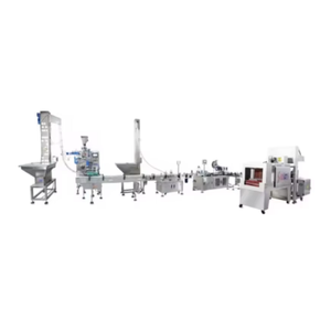 Ligne d'emballage automatique pour aliments, boissons et produits chimiques, haute efficacité, multifonctionnelle, système électrique personnalisé, rapide - Product Image 5