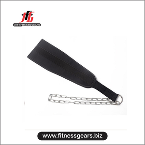 Cinturón de Cuero JUST FITNESS GEARS, Personalizado, Resistente, Antideslizante, con Hebilla y Cadena, para Levantamiento de Pesas, Entrenamiento de Fuerza, Soporte para la Espalda - Product Image 3