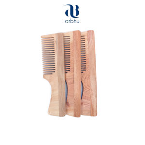 Peignes en bambou durables en gros, peignes à cheveux en bois biodégradables naturels, antistatiques, outil professionnel de toilettage dentaire, vente en gros - Product Image 4