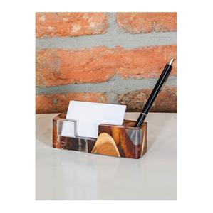 Support de bureau en résine époxy personnalisé pour stylos et cartes de visite – Qualité standard – Fabriqué en Inde - Product Image 3