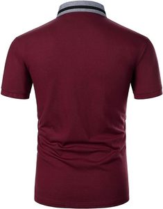 Camiseta Polo Personalizada con Bordado de Marca Personalizada, Ropa de Negocios para Hombre, Camiseta de Algodón Tejido para Hombre - Product Image 2