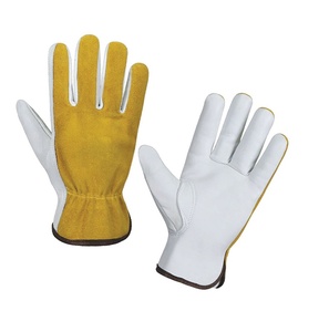 Gants de soudage en cuir de mouton pour hommes, approvisionnement en gros, gants de sécurité industriels robustes, gants mécaniques pour soudage TIG, texture lisse - Product Image 1