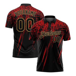 Uniforme d'équipe pour hommes, tissu léger en polyester 100% à sublimation, manches courtes, respirant, fourniture en gros - Product Image 3